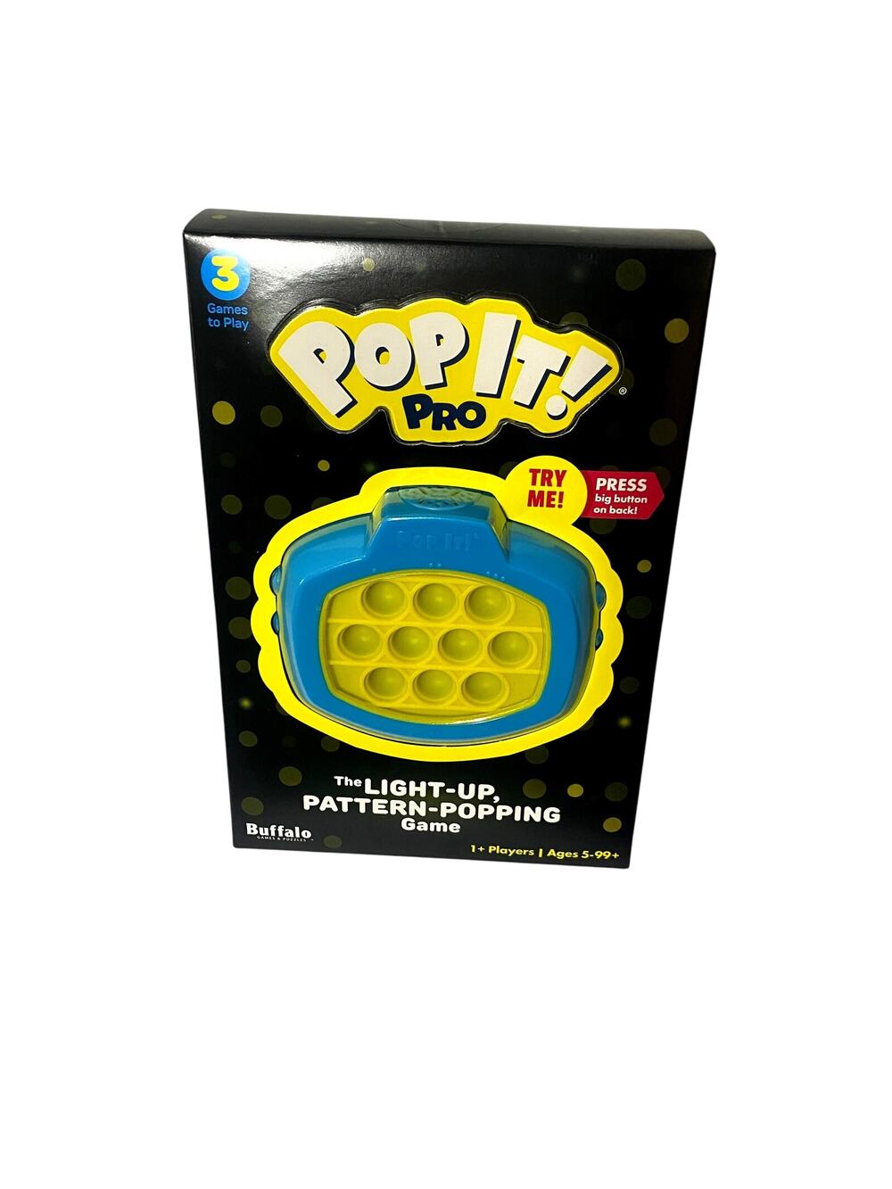 Pop It! Pro NEW The Original Light Up Pattern Popping Fidget Game Buffalo